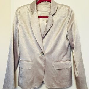 Silver blazer Boston proper